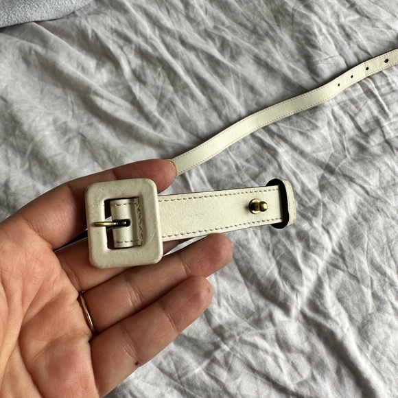 Ysl Vintage white belt - Picture 1 of 3